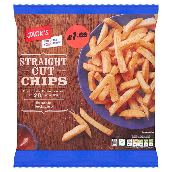 Jack's Straight Cut Chips 750g