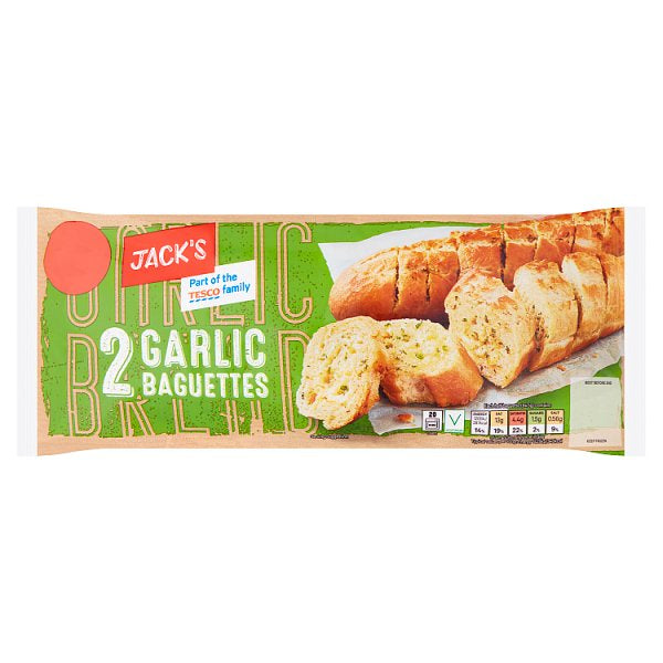 Jack's 2 Garlic Baguettes 338g [PM £1.39 ]
