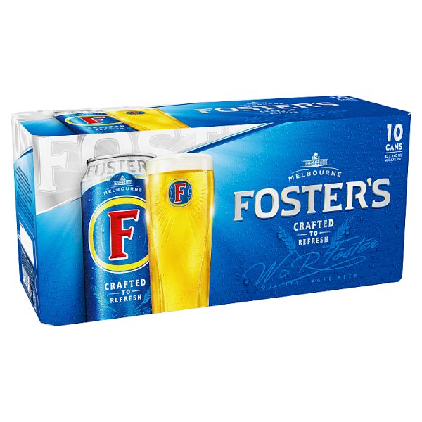Foster's Lager Beer 10 x 440ml
