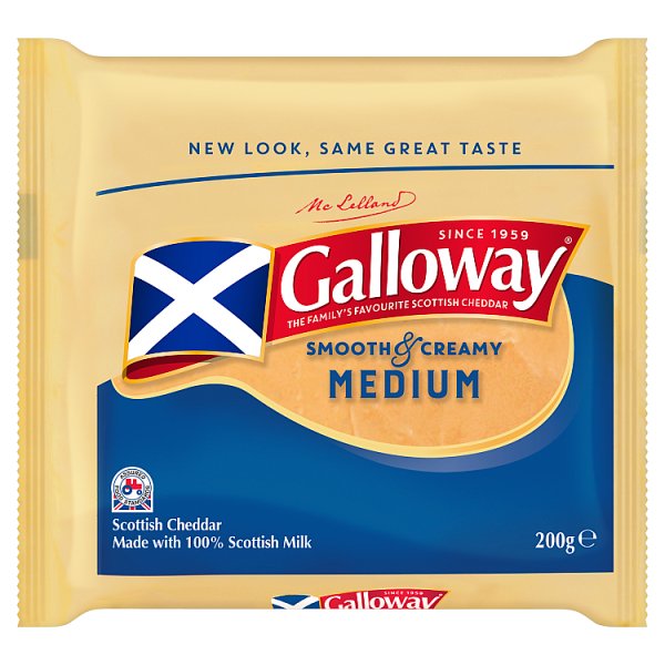 Galloway Medium Scottish Cheddar 200g