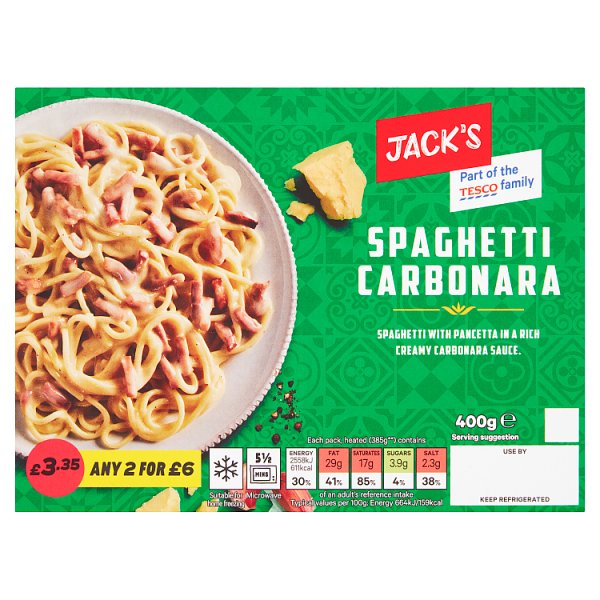 Jack's Spaghetti Carbonara 400g