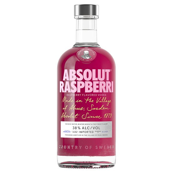 Absolut Raspberri - Raspberry Flavoured Vodka 70cl