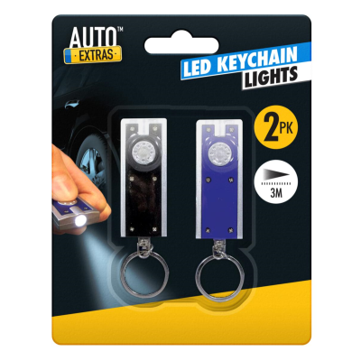 LED Keychain Lights 2pk