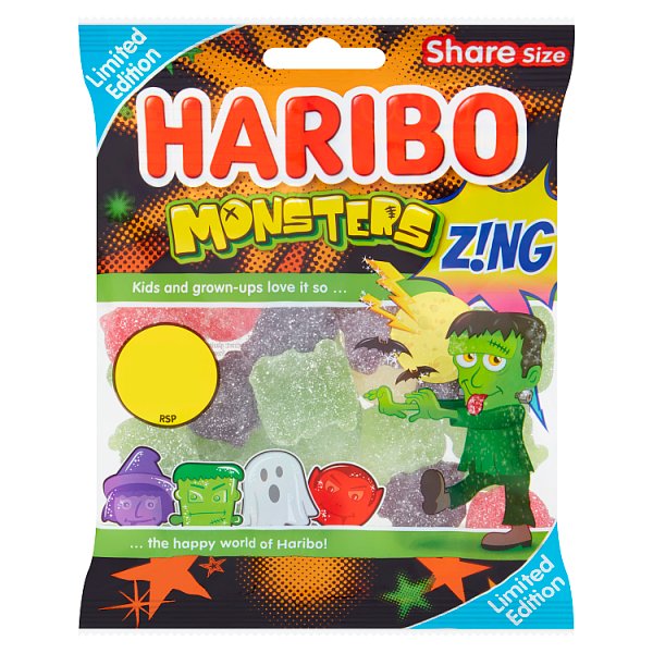 HARIBO Limited Edition Monsters Zing 140g