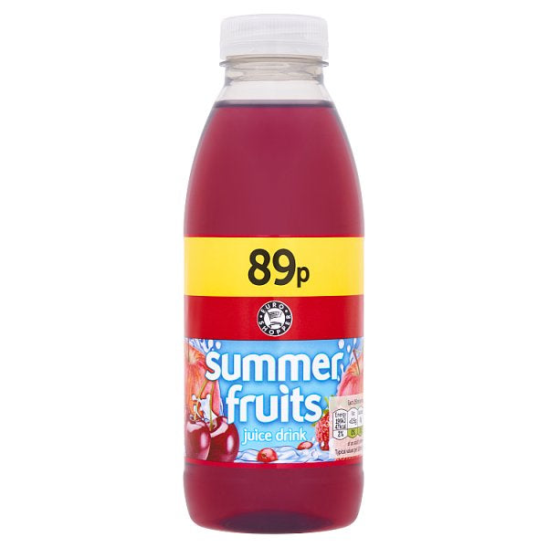 Euro Shopper Summer Fruits Juice Drink 500ml [PM 89p ]