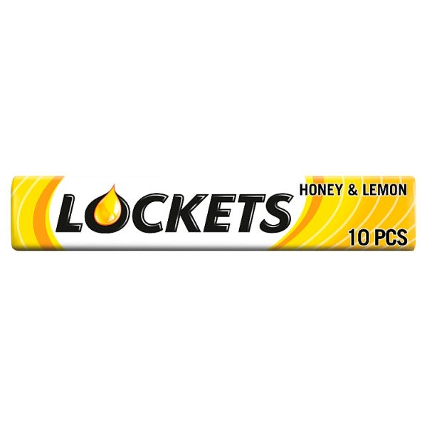 Lockets Honey & Lemon Cough Sweet Lozenges 41g