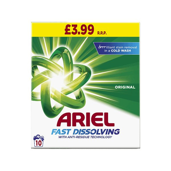 Ariel Washing Powder 650g, 10 Washes, Original [PM £3.99 ]