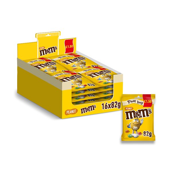 M&M's Crunchy Peanut & Milk Chocolate Bites Treat Bag 82g