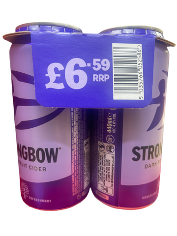 Strongbow Dark Fruit Cider 4 x 440ML