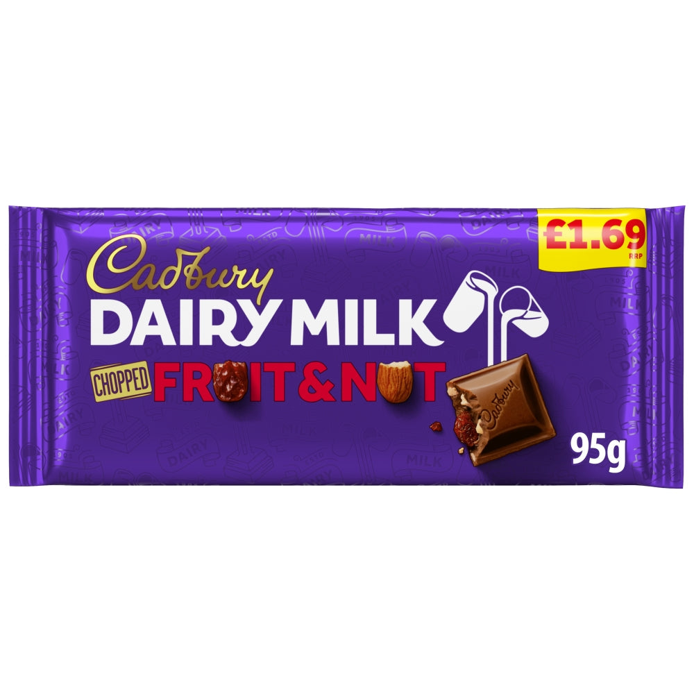 Cadbury Dairy Milk Chopped Fruit & Nut 95g