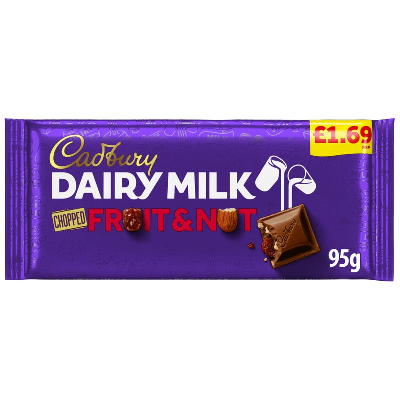 Cadbury Dairy Milk Chopped Fruit & Nut 95g