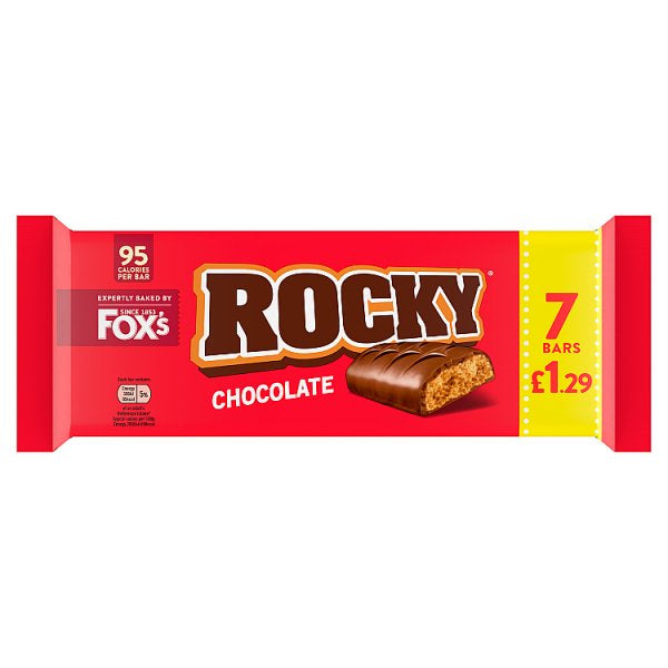 Fox's Rocky Chocolate Bars 7 x 19g (133g) [PM £1.29 ]