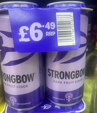 Strongbow Dark Fruit Cider 4 x 440ML
