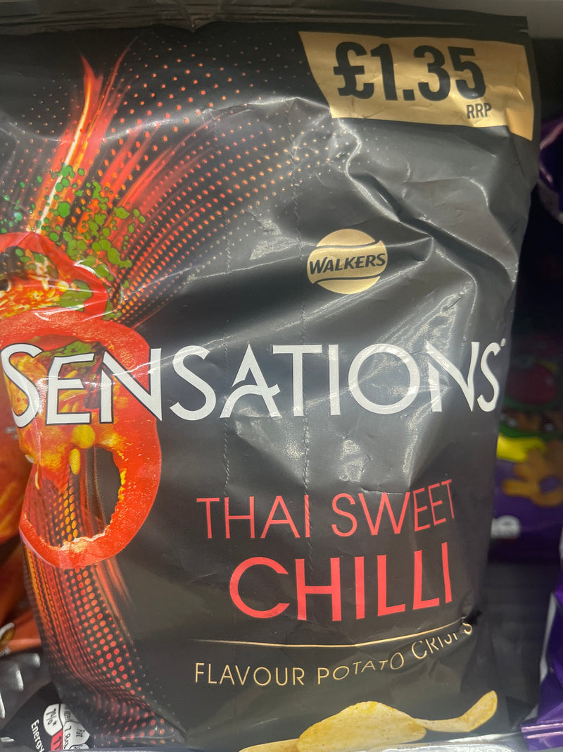 Walkers Sensations Thai Sweet Chilli Crisps