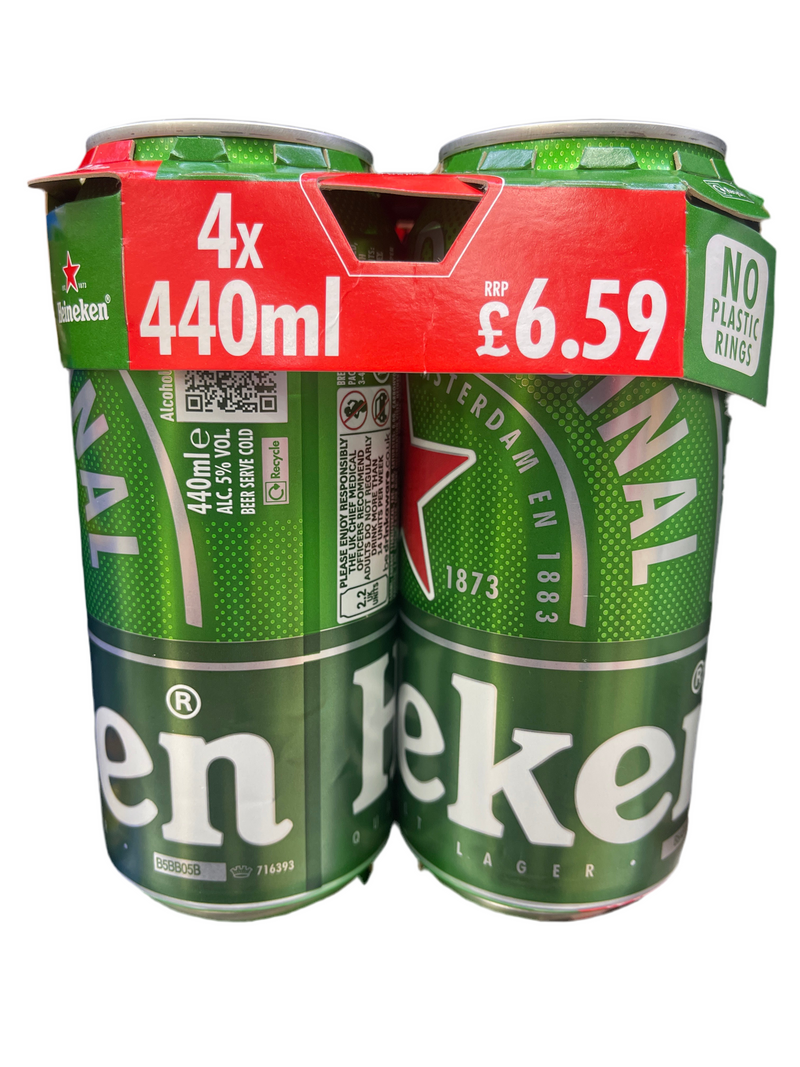 Heineken Beer 4x 440ml