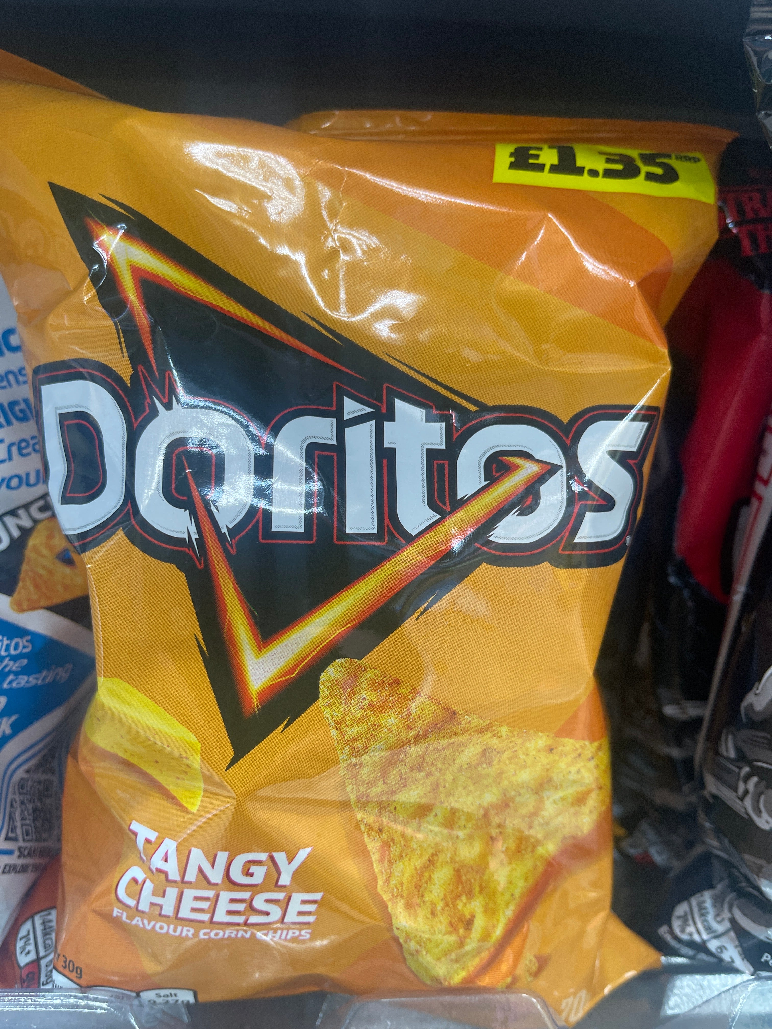 Doritos Tangy Cheese Corn chips