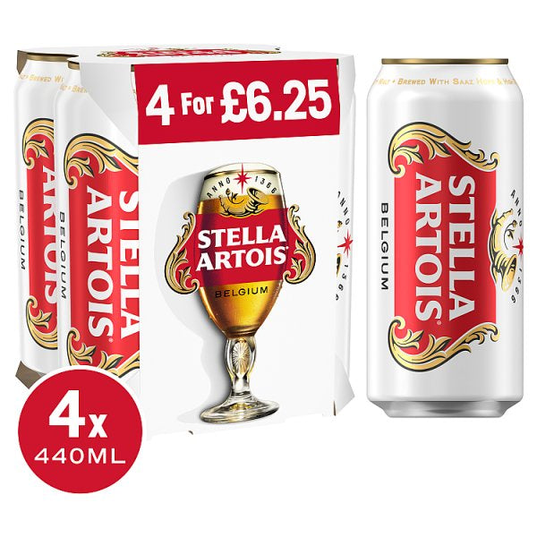 Stella Artois Premium Lager 440ml