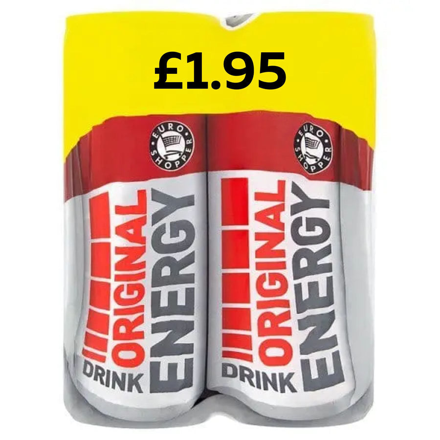 Euro Shopper Original Energy Drink 4pk