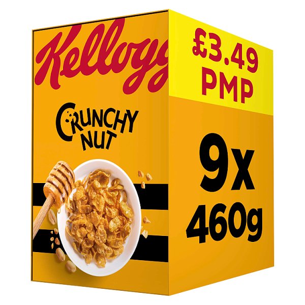 Kellogg's Crunchy Nut Breakfast Cereal 460g PMP £3.49