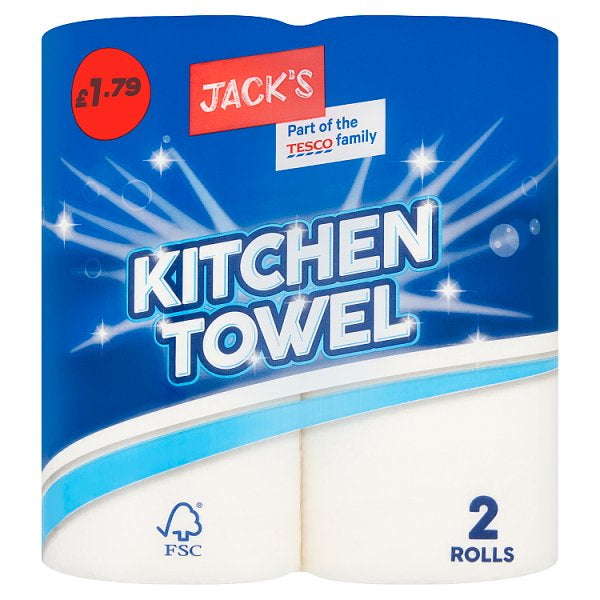Jack's Kitchen Towel 2 Rolls [PM £1.79 ]
