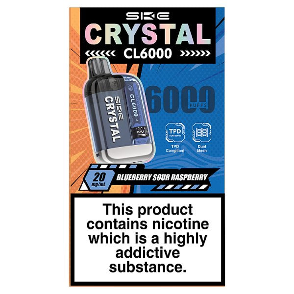 SKE Crystal CL6000 Blueberry Sour Raspberry