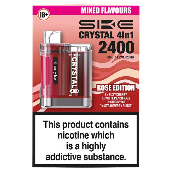 SKE Crystal 4in1 Rose Edition Mixed Flavours 4 x 2ml (20mg