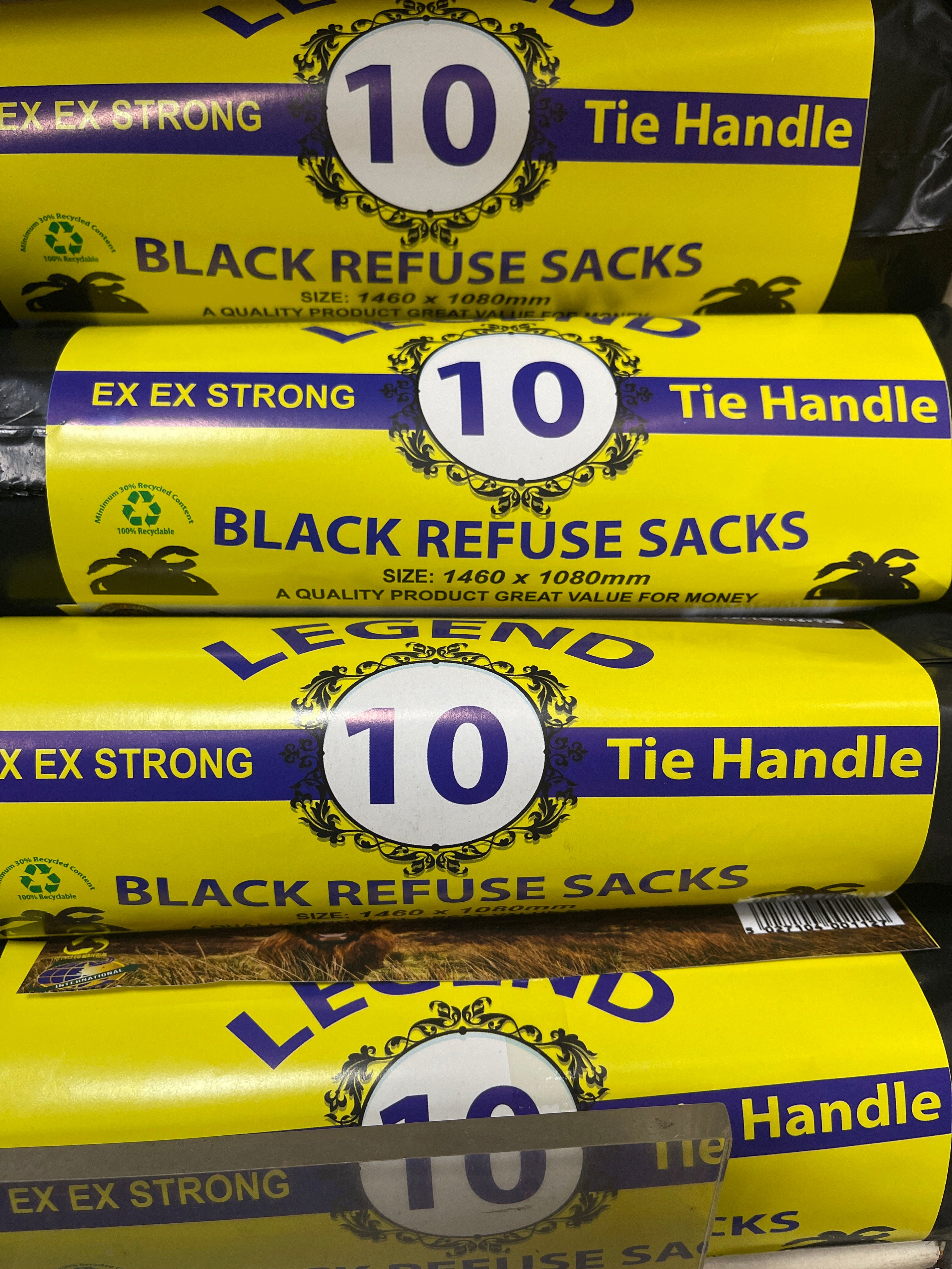 Legend Refuse Sacks Ex Ex Strong 10
