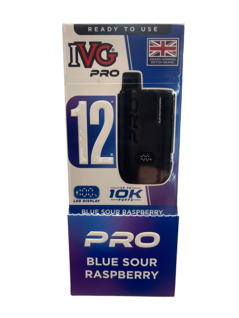 IVG Pro Blue Sour Raspberry 12ml [Compliant Vape ]
