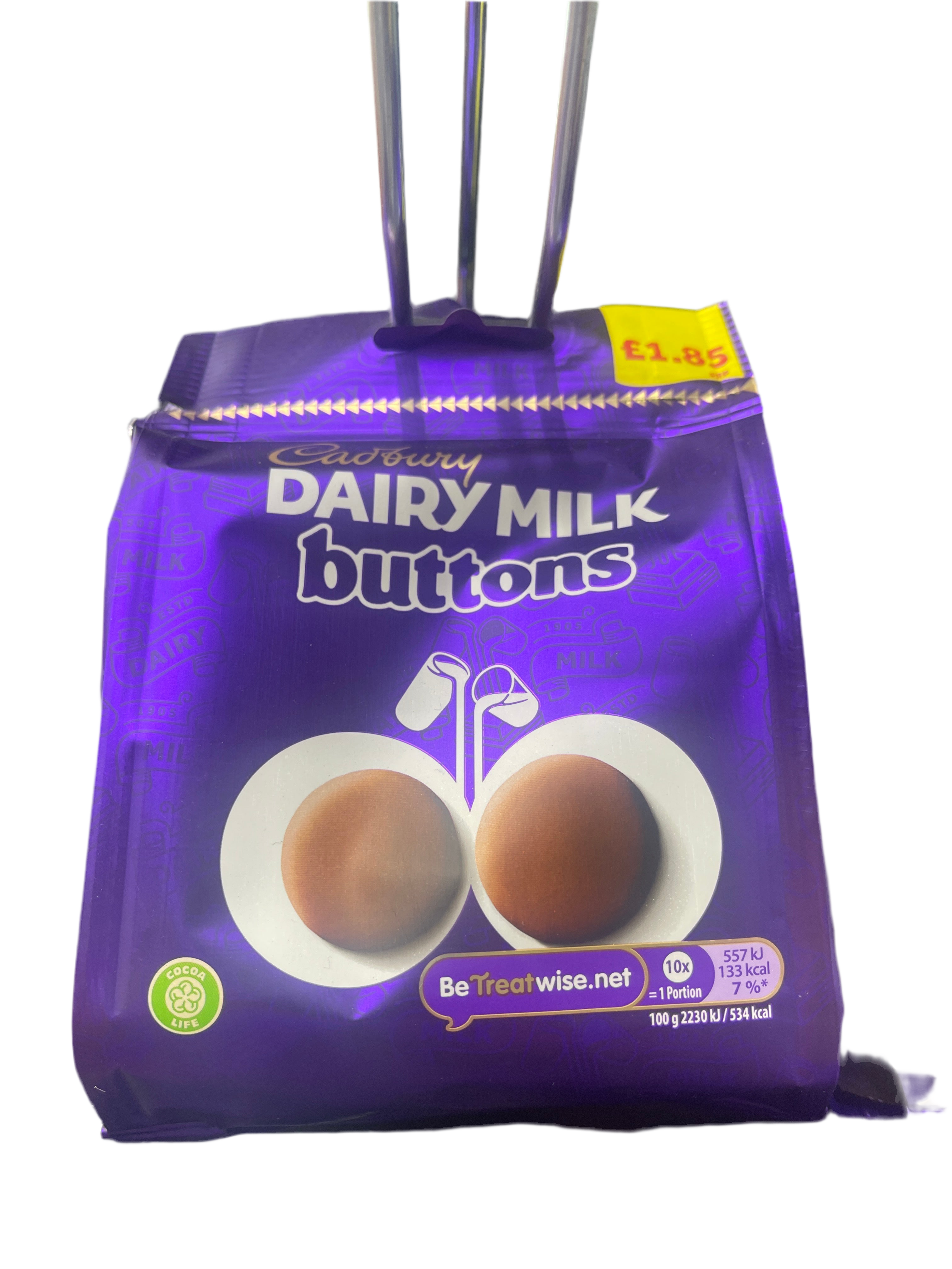 Cadbury Dairy Milk Buttons Chocolate Bag 95g