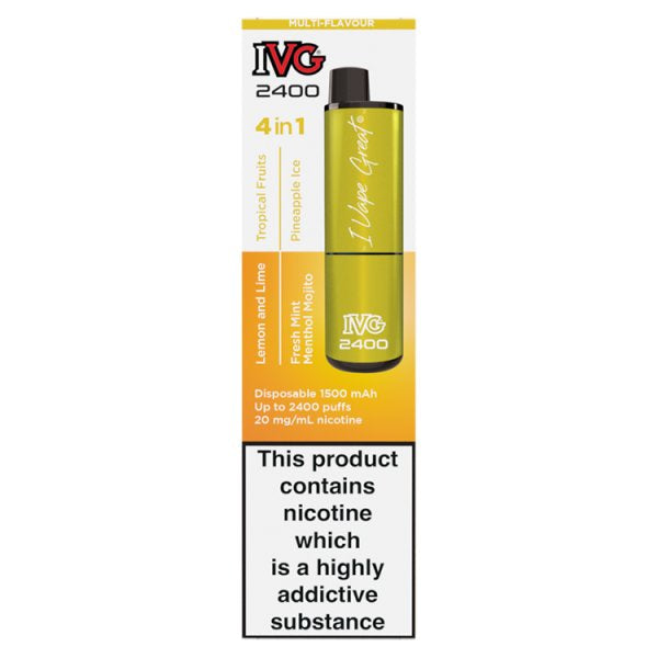 IVG 2400 4 in 1 Yellow Edition Multi-Flavour 20mg/ml