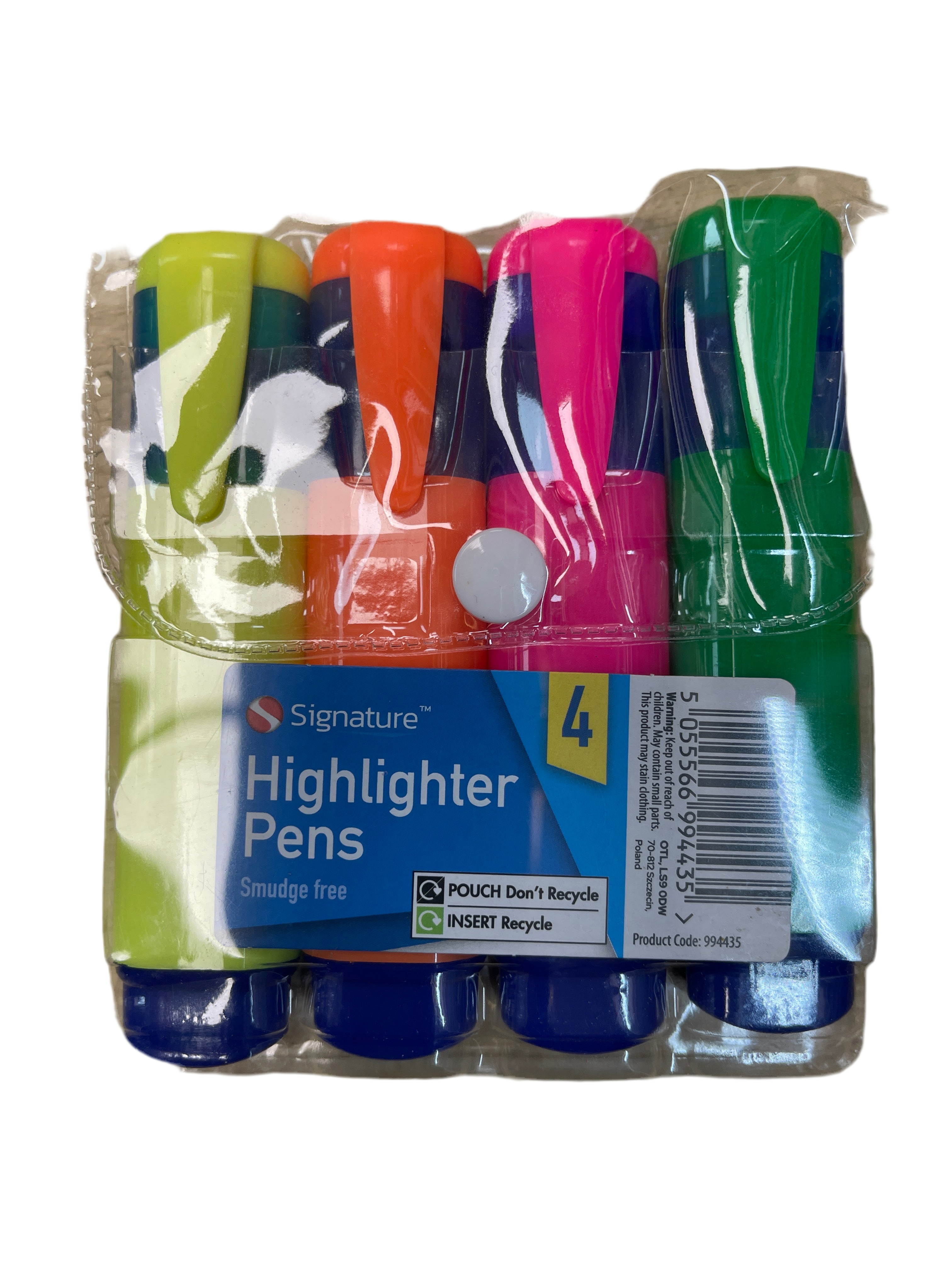 Highlighter pens 4pk