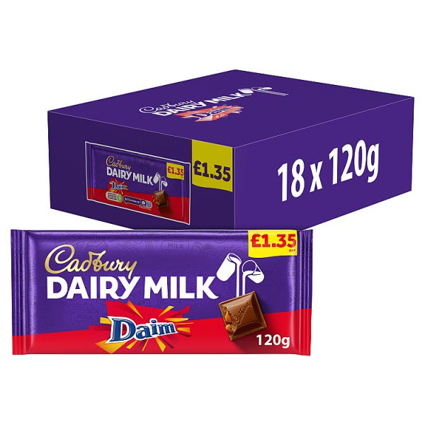 Cadbury Dairy Milk Daim 120g