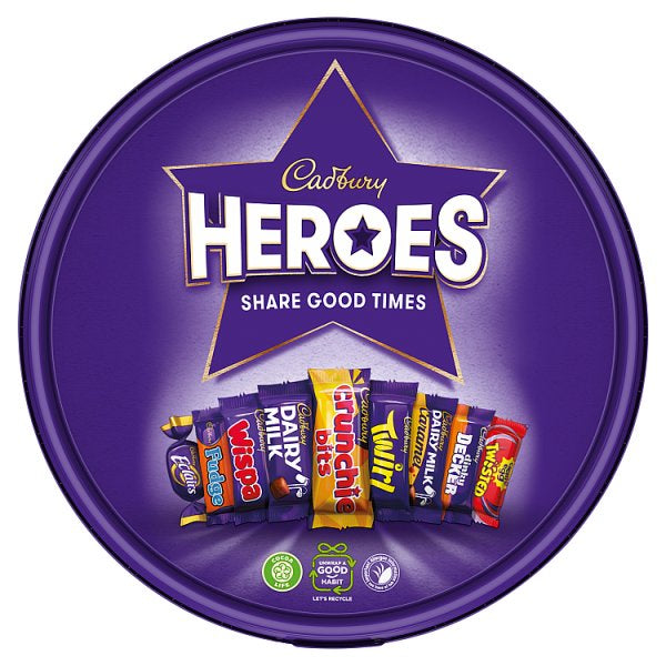 Cadbury Heroes Chocolate Tub 550g