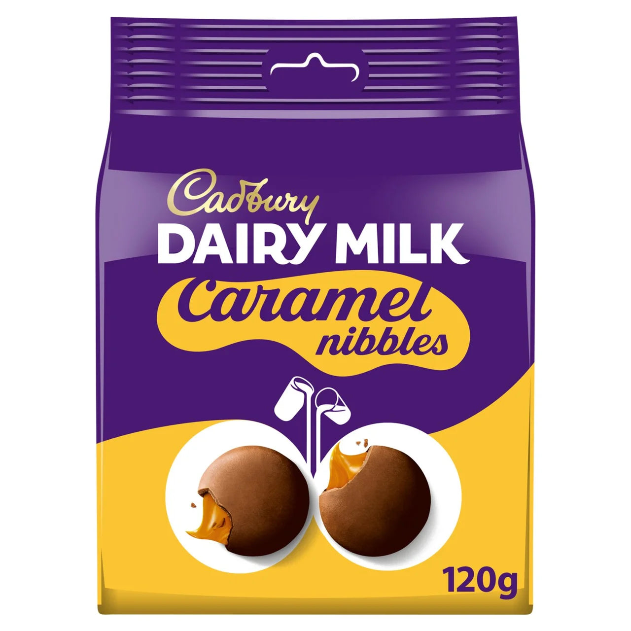 Cadbury Dairy Milk Caramel Nibbles Chocolate Bag  85g