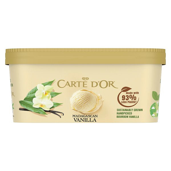 Carte D'or Ice Cream Dessert Madagascan Vanilla 900 ml