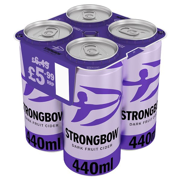 Strongbow Dark Fruit Cider 4 x 440ML