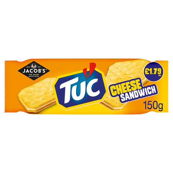 Jacob's TUC Original Snack Crackers 150g PMP £1.79 [PM