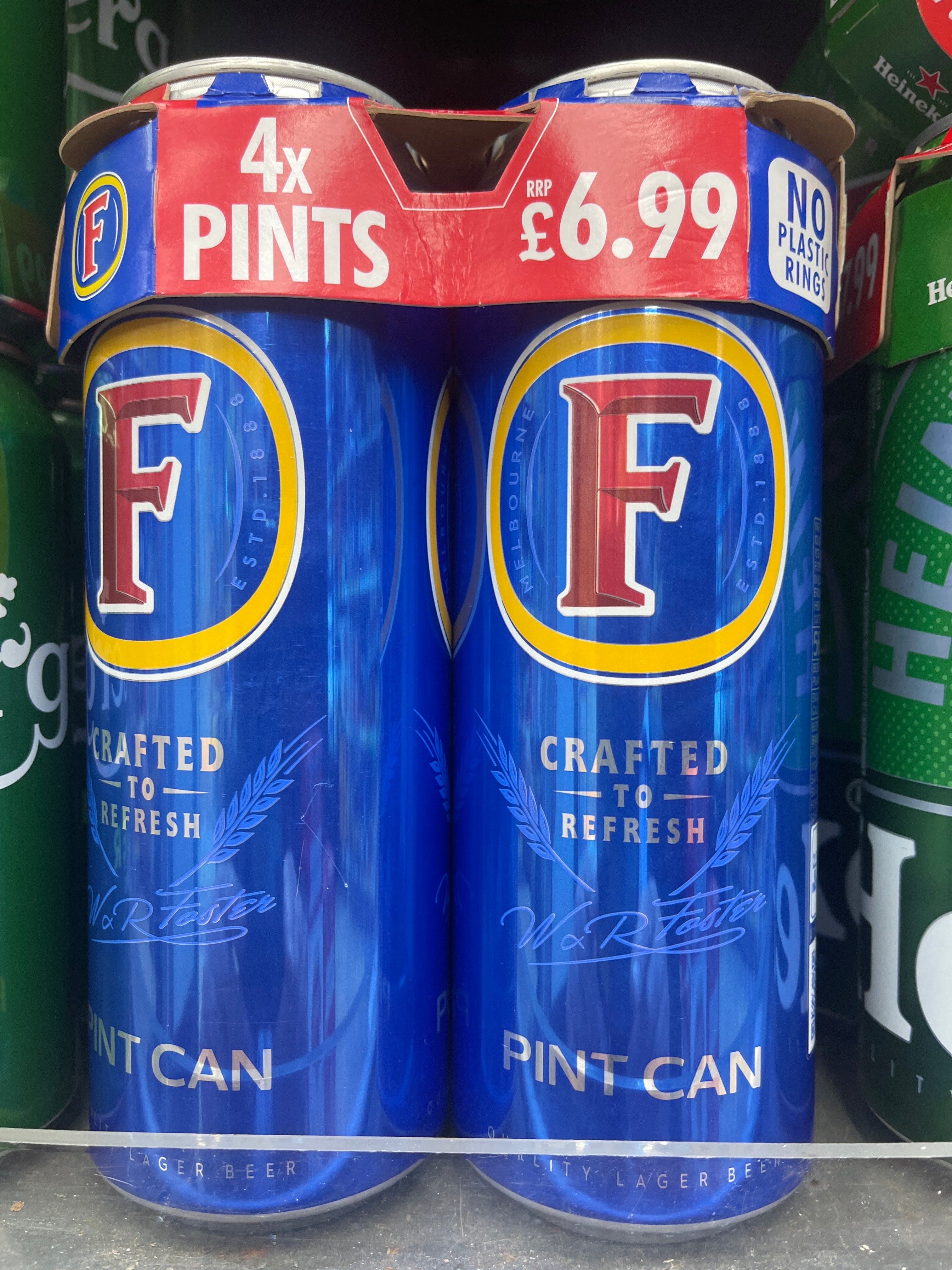 Foster's Lager Beer 4x568ml