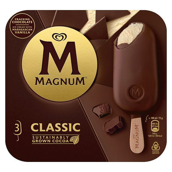 Magnum Ice Cream Sticks Classic 3x 100 ml