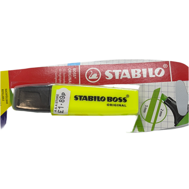 Stabilo Boss Highlighter Yellow