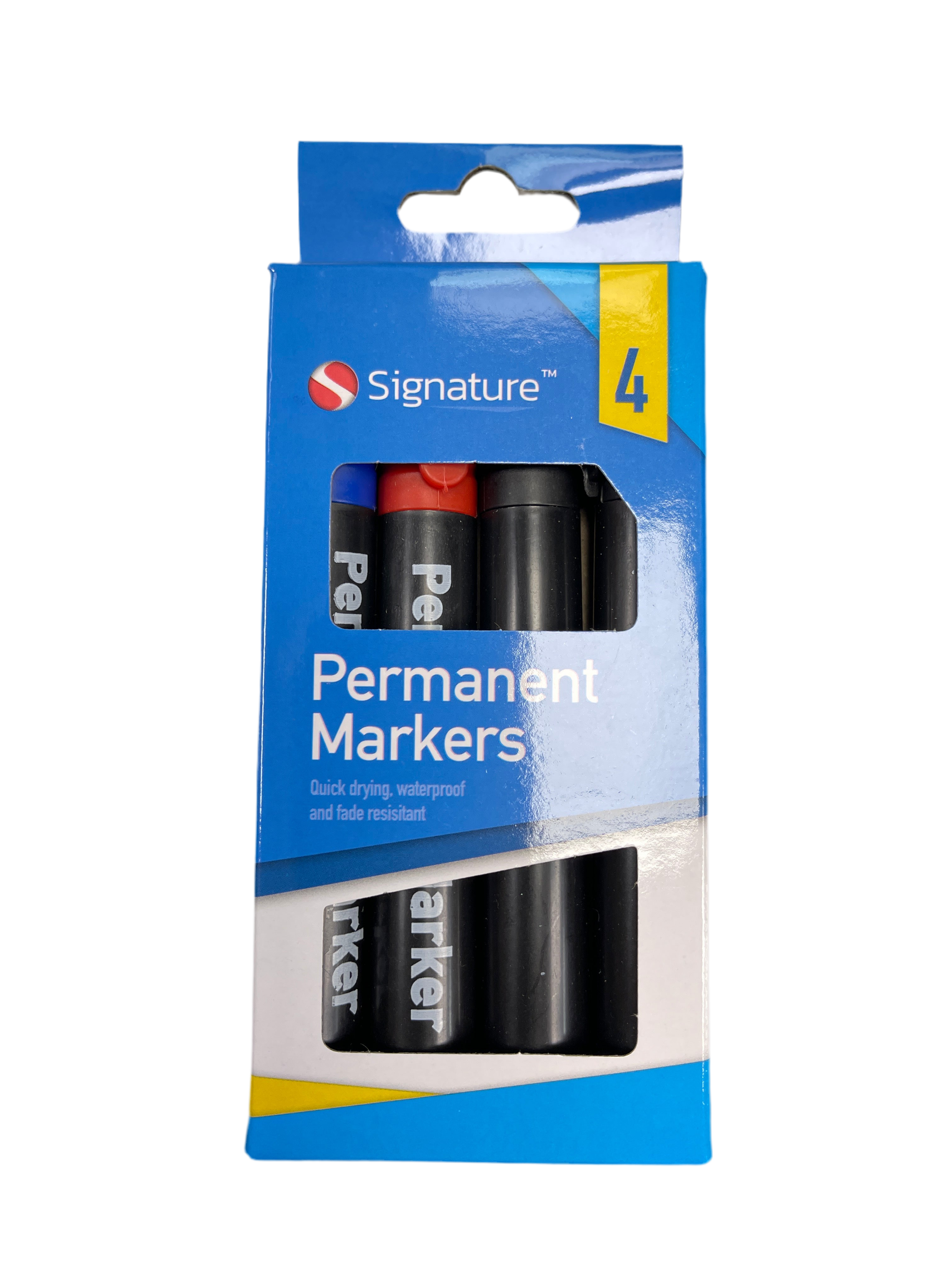 Permanent markers 4pk