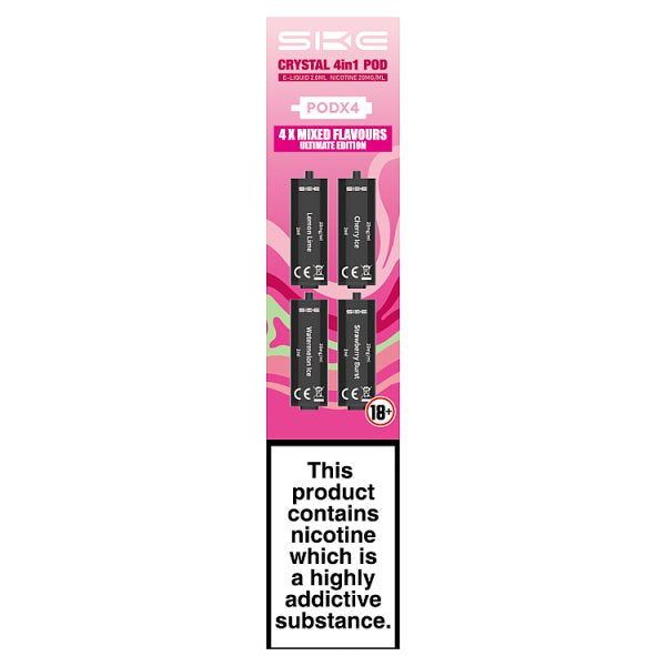 SKE Crystal 4in1 Pod Mixed Flavours Ultimate Edition