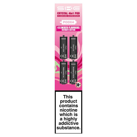 SKE Crystal 4in1 Pod Mixed Flavours Ultimate Edition
