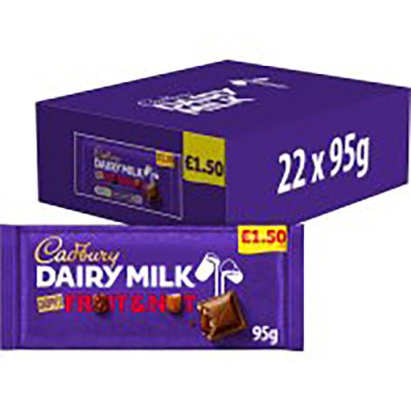 Cadbury Dairy Milk Chopped Fruit & Nut 95g