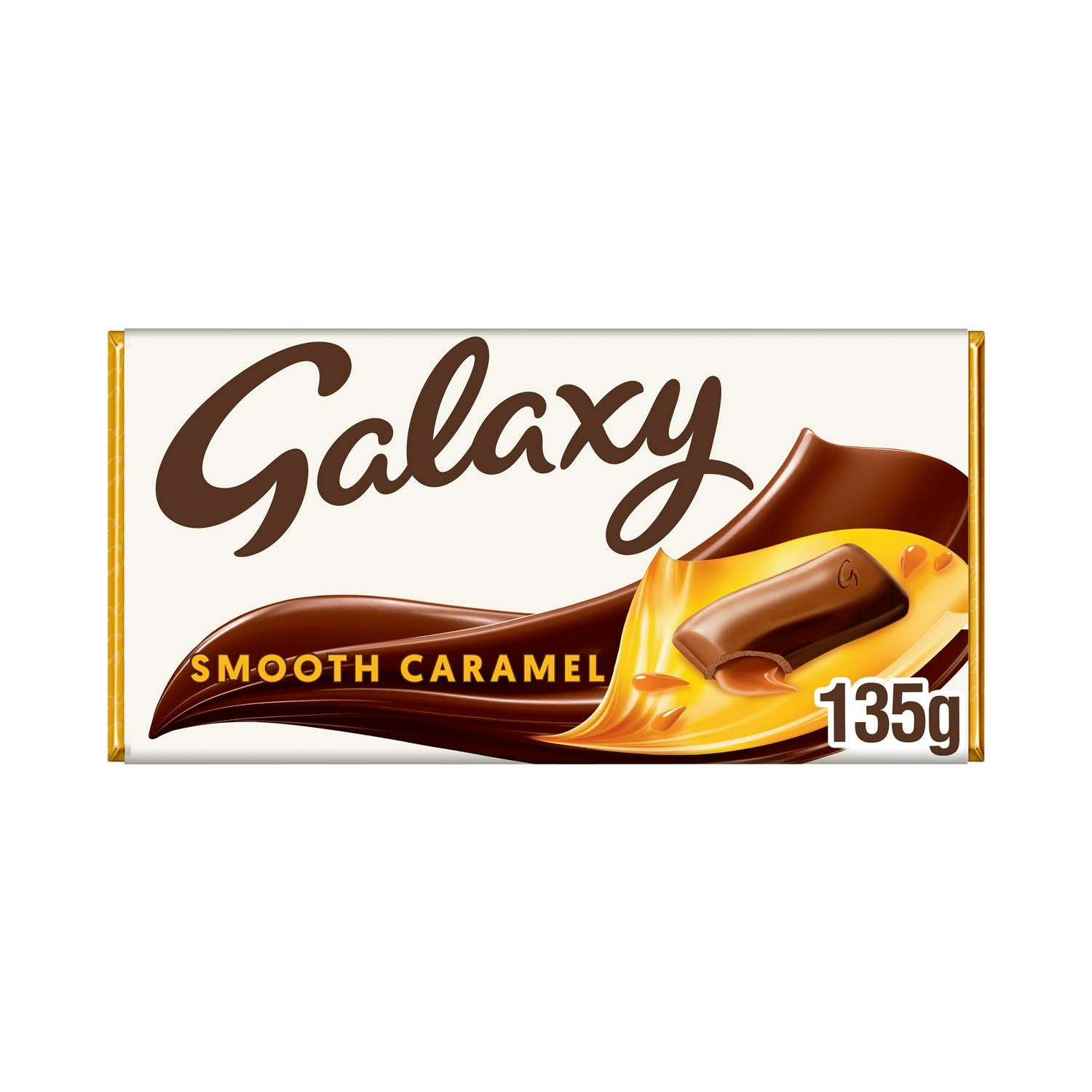 Galaxy Smooth Caramel Block Bar 135g