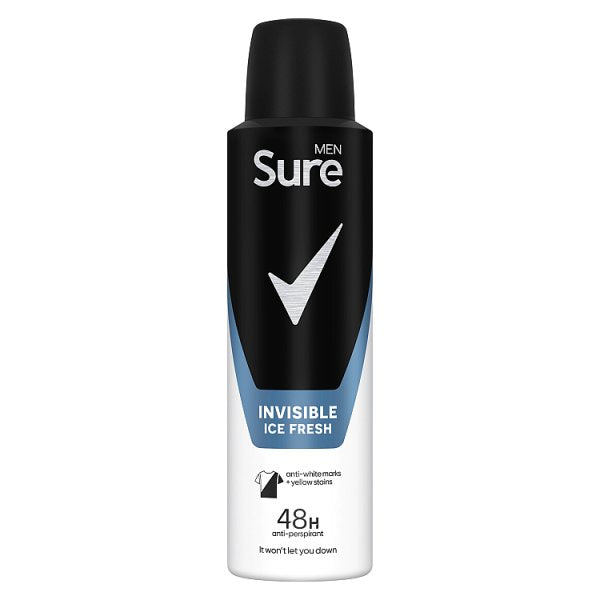 Sure Anti-perspirant Aerosol Invisible Ice Fresh 150 ml – Customer ...