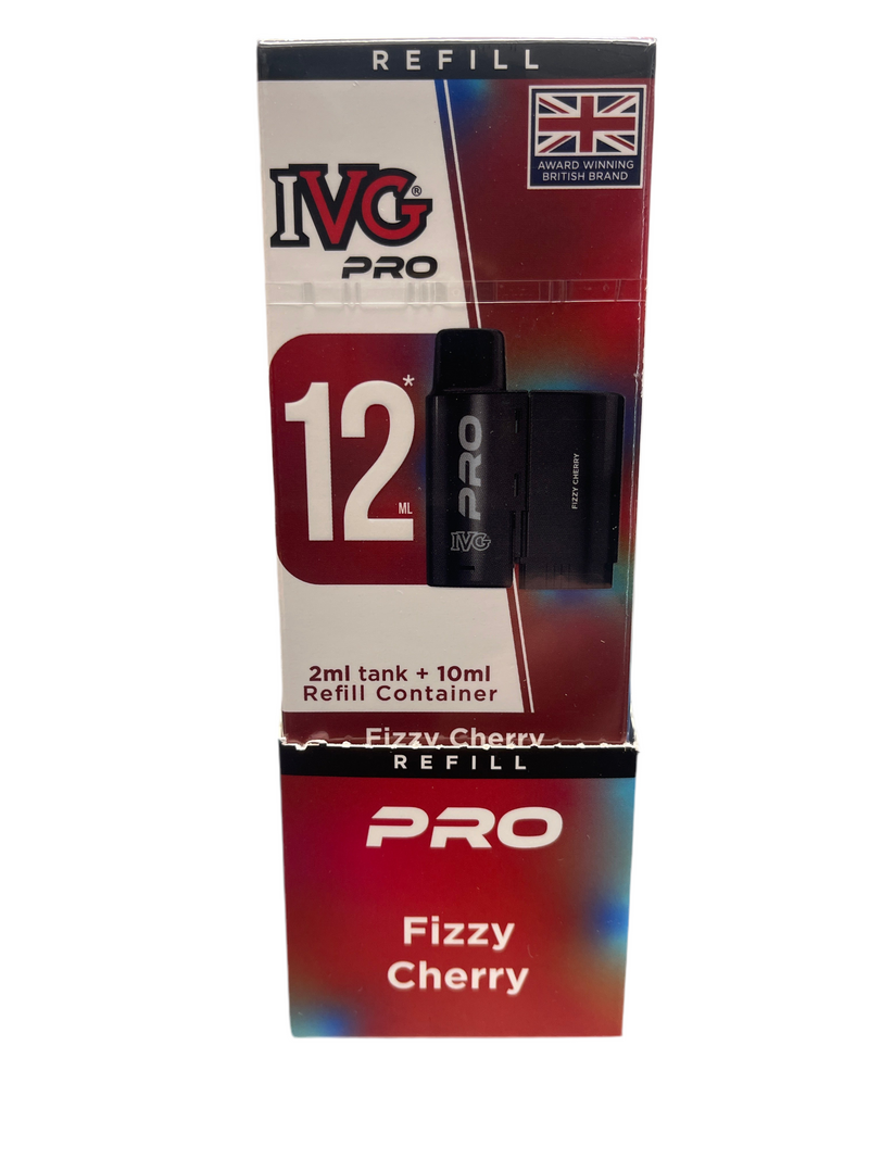 IVG Pro Refills Fizzy Cherry 12ml [Compliant vape ]