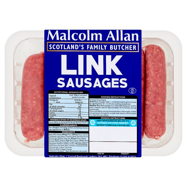 Malcolm Allan Link Sausages 200g