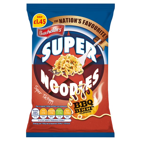 Batchelors Super Noodles BBQ Beef Flavour 90g