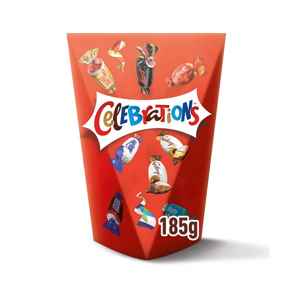Celebrations Milk Chocolate Selection Box of Mini Chocolate & Biscuit Bars 185g